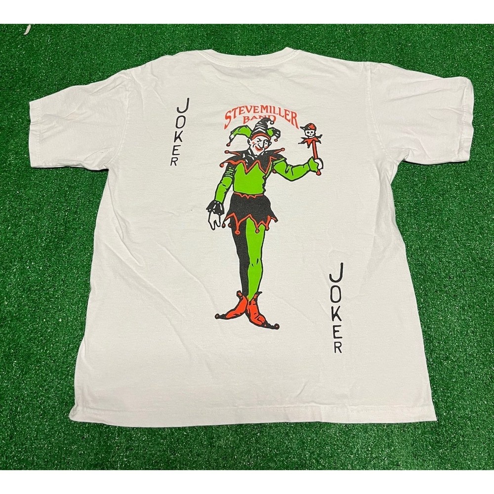Vintage Steve Miller Band Joker Tour T Shirt White Men’s Size Medium VTG